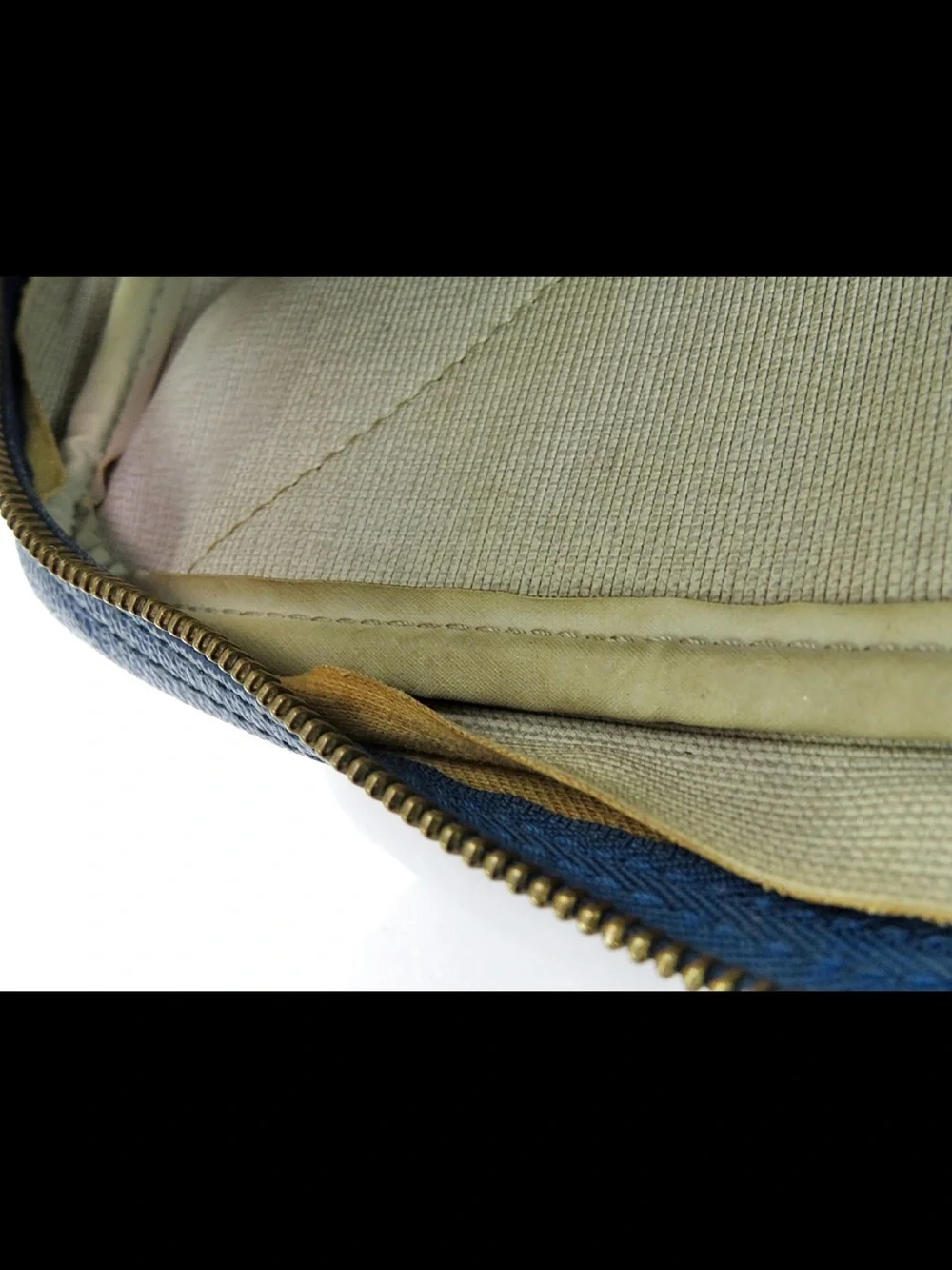 Louis Vuitton Blue & Tan LV Cup Print Messenger Bag